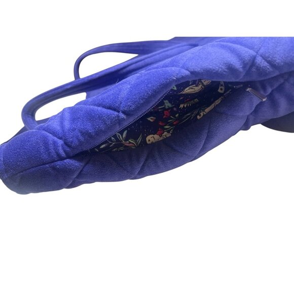 Vera Bradley Harry Potter Velvet Tote Bag NEW Forbidden Forest Purple Large Bag - Picture 10 of 15